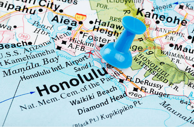 honolulu map